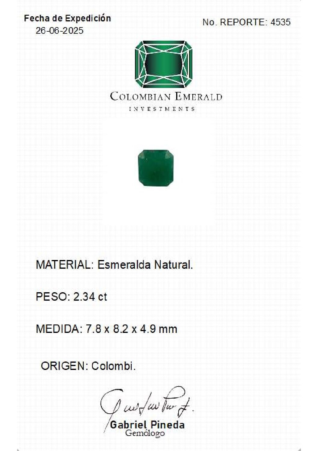 REPORTE-4535 REPORTE 4535