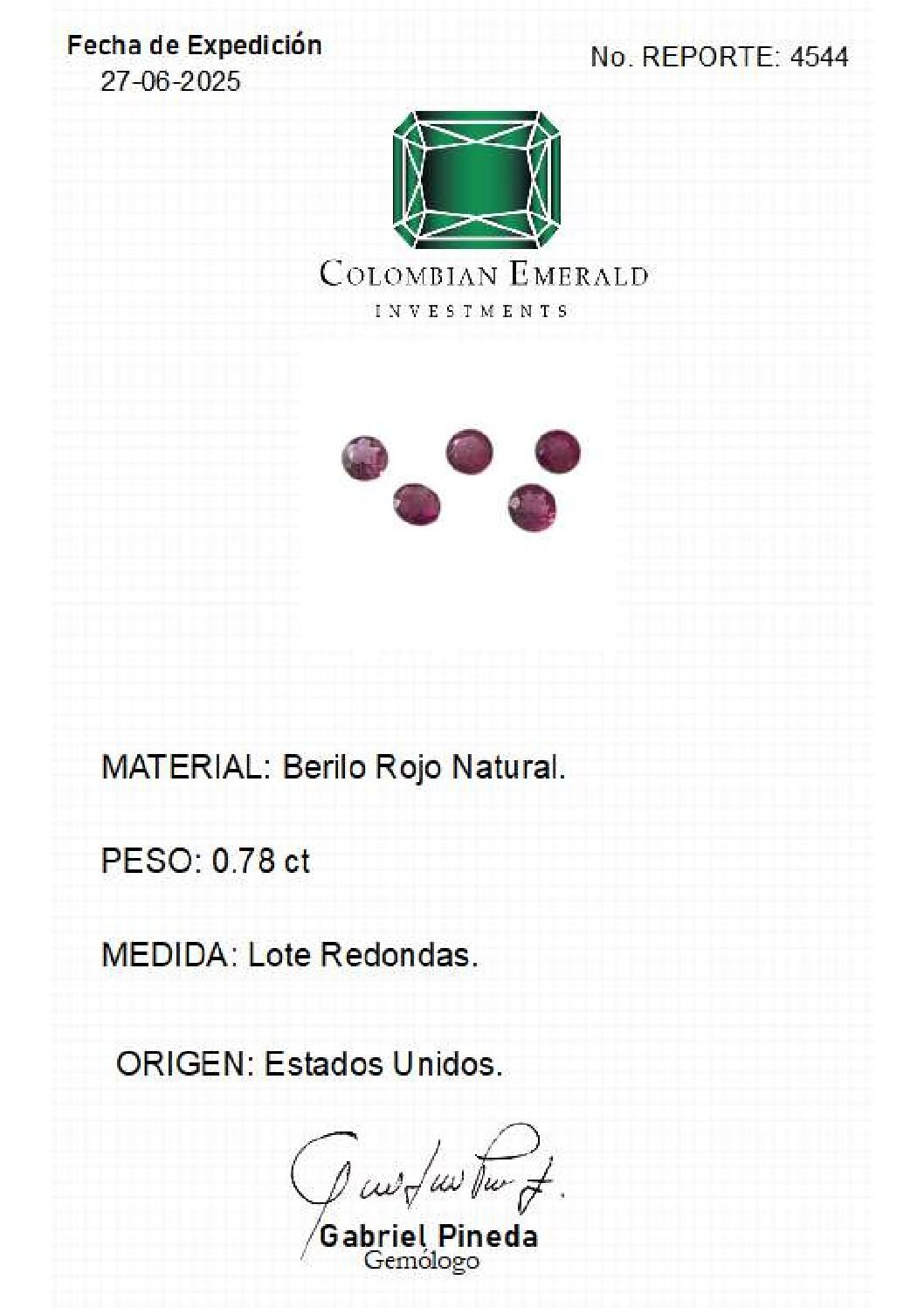 REPORTE-4544 REPORTE 4544
