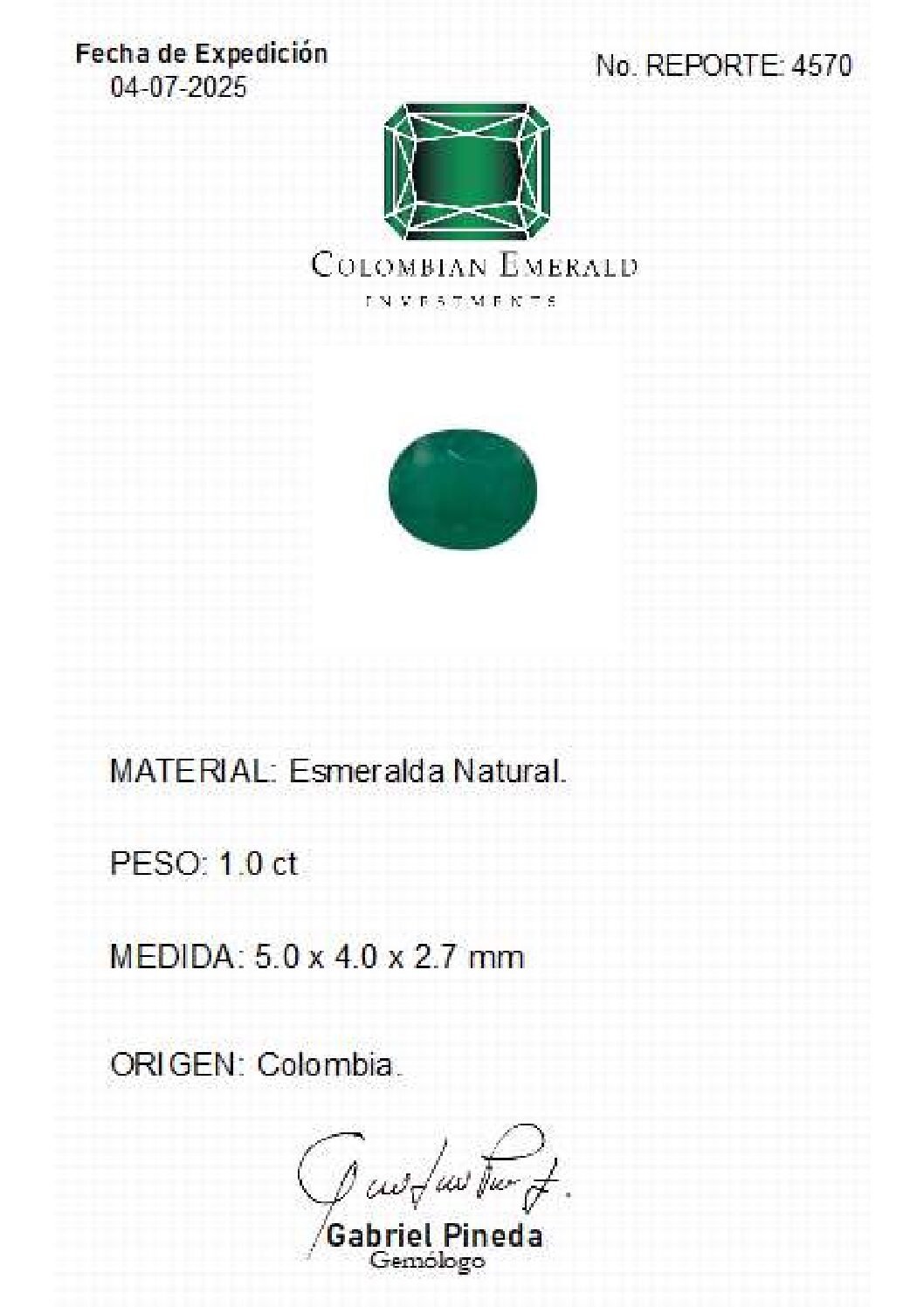 REPORTE-4570 REPORTE 4570